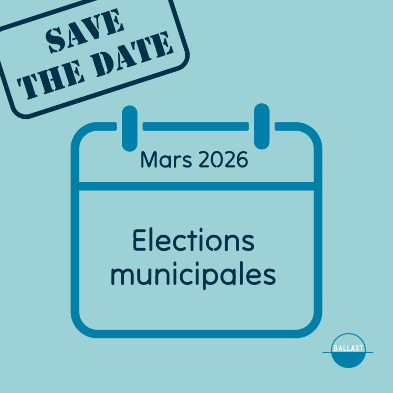 Elections municipales : save the date : mars 2026