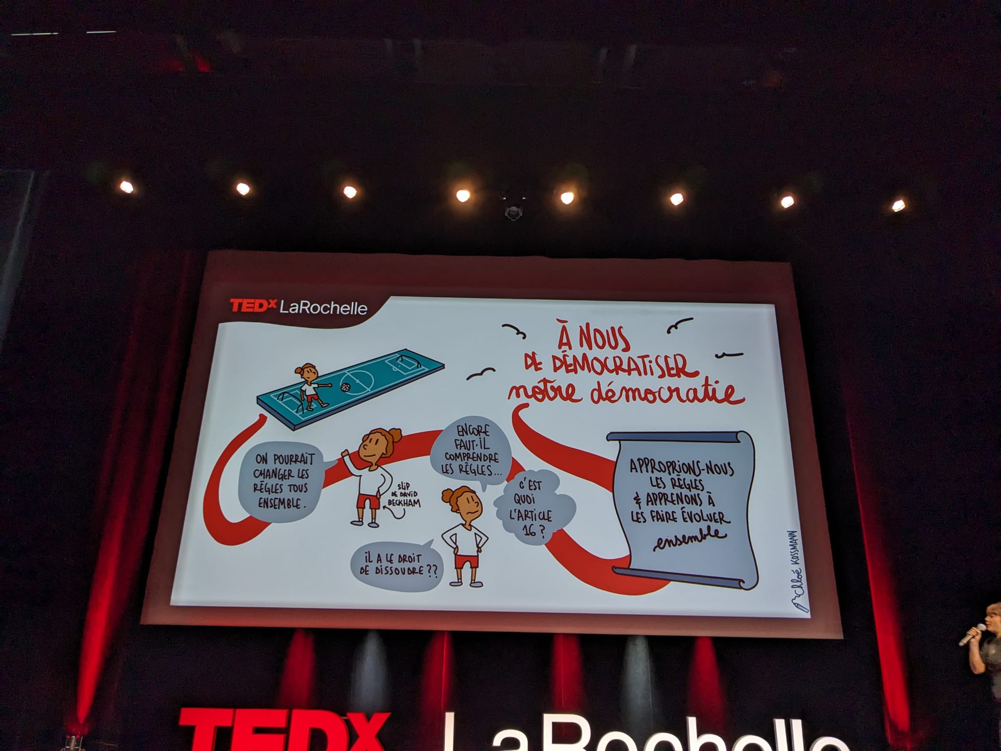 TEDx La Rochelle 2024 - Tous droits réservés Chloé KOSSMANN - Scribees 