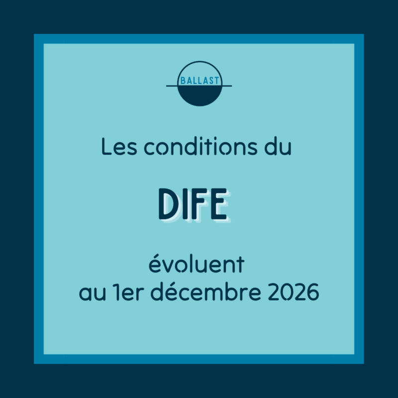 DIF élu : les conditions évoluent au 1er décembre 2026 _ DR BALLAST 2026